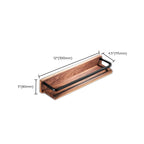 Modern black bathroom set bathroom shelf towel bar bathroom accessories set