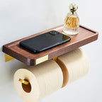 Modern Gold Bathroom Accessory Set Bathroom Shelf Paper Holder Bathroom Accessory Set