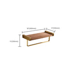 Modern Gold Bathroom Accessory Set Bathroom Shelf Paper Holder Bathroom Accessory Set