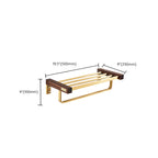 Modern Gold Bathroom Accessory Set Bathroom Shelf Paper Holder Bathroom Accessory Set
