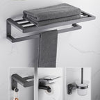 Modern Stainless Steel Towel Ring Bathroom Set Bathroom Shelf Bathroom Accessories Set