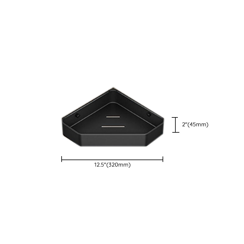 Modern Bathroom Set Matte Black Bathroom Shelf Towel Holder Bathroom Accessories Set