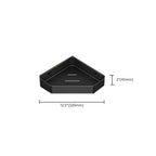 Modern Bathroom Set Matte Black Bathroom Shelf Towel Holder Bathroom Accessories Set