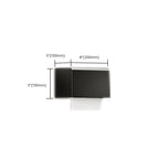Modern Bathroom Set Matte Black Bathroom Shelf Towel Holder Bathroom Accessories Set