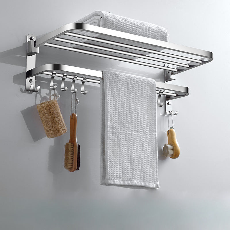 Modern Stainless Steel Bathroom Set Paper Holder Bathroom Shelf Bathroom Accessories