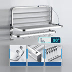 Modern Stainless Steel Bathroom Set Paper Holder Bathroom Shelf Bathroom Accessories