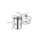 Modern Stainless Steel Bathroom Set Paper Holder Bathroom Shelf Bathroom Accessories