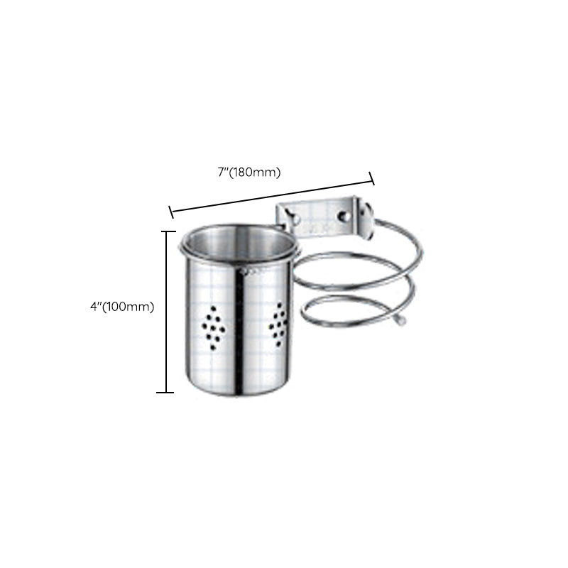 Modern Stainless Steel Bathroom Set Paper Holder Bathroom Shelf Bathroom Accessories