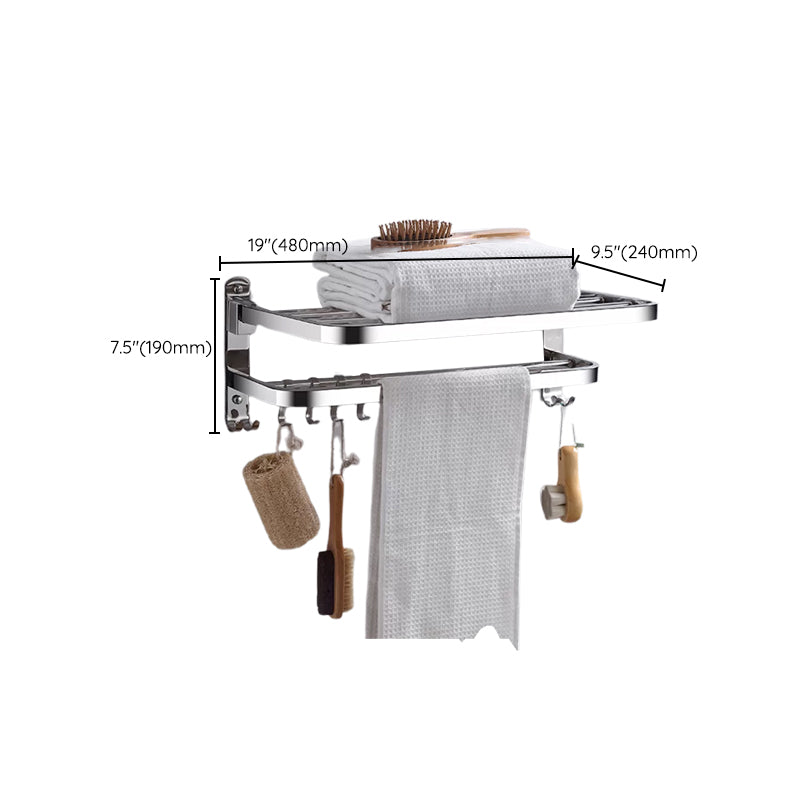 Modern Stainless Steel Bathroom Set Paper Holder Bathroom Shelf Bathroom Accessories