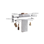 Modern Stainless Steel Bathroom Set Paper Holder Bathroom Shelf Bathroom Accessories