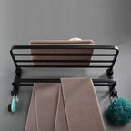 Modern Bathroom Accessory Set Black Soap Dish Bath Shelf Bathroom Set