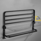 Modern Bathroom Accessory Set Black Soap Dish Bath Shelf Bathroom Set