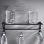 Modern Bathroom Accessory Set Black Soap Dish Bath Shelf Bathroom Set