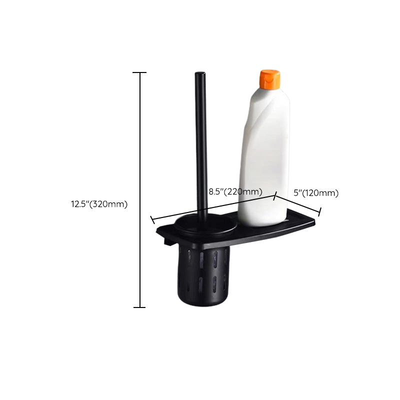 Modern Bathroom Accessory Set Black Soap Dish Bath Shelf Bathroom Set