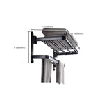 Modern Bathroom Accessory Set Black Soap Dish Bath Shelf Bathroom Set