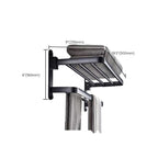 Modern Bathroom Accessory Set Black Soap Dish Bath Shelf Bathroom Set
