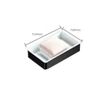 Modern Bathroom Accessory Set Black Soap Dish Bath Shelf Bathroom Set