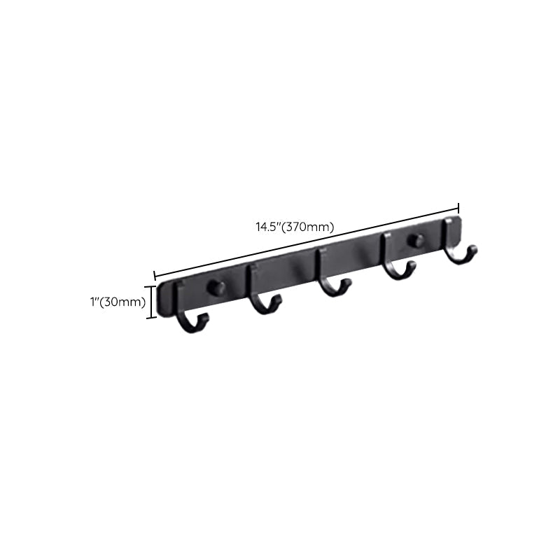 Modern Bathroom Accessory Set Black Soap Dish Bath Shelf Bathroom Set