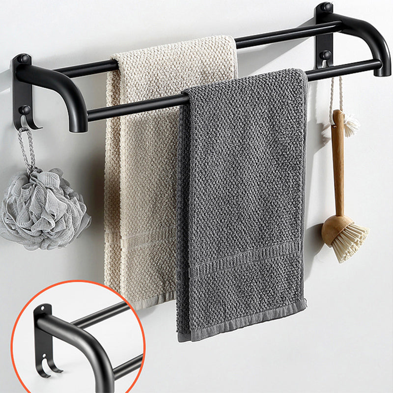 Modern Bathroom Accessories Black Paper Holder Bathroom Shelf Bathroom Accessory Set