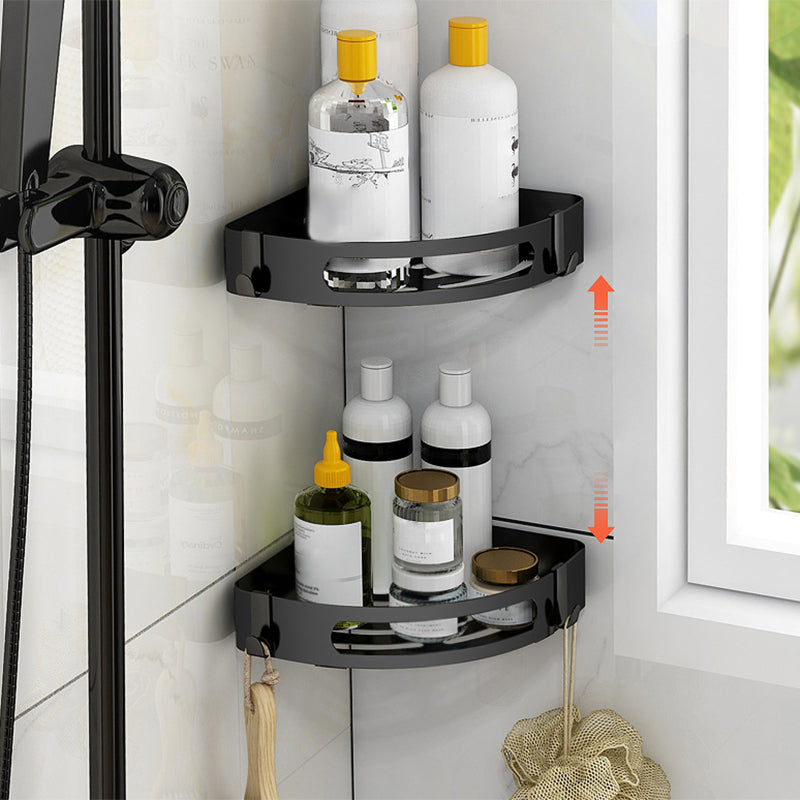 Modern Bathroom Accessories Black Paper Holder Bathroom Shelf Bathroom Accessory Set