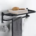 Modern Bathroom Accessories Black Paper Holder Bathroom Shelf Bathroom Accessory Set