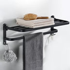 Modern Bathroom Accessories Black Paper Holder Bathroom Shelf Bathroom Accessory Set