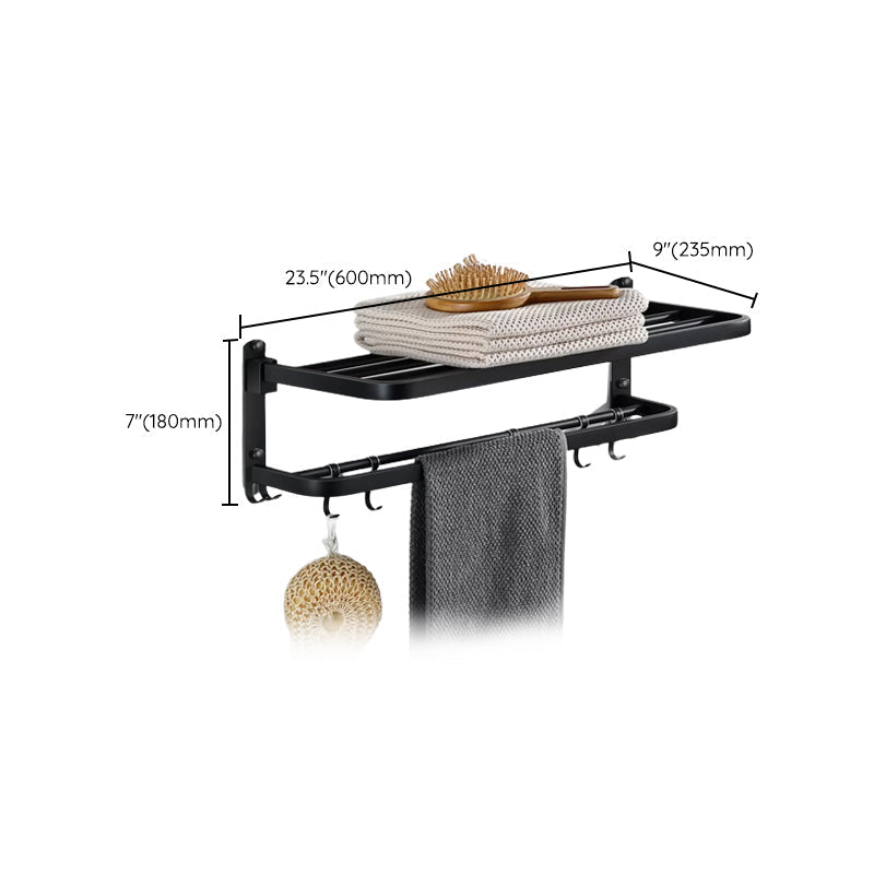 Modern Bathroom Accessories Black Paper Holder Bathroom Shelf Bathroom Accessory Set