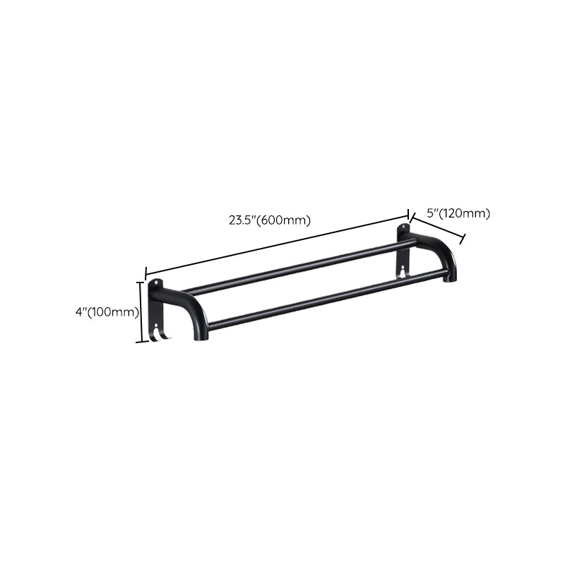 Modern Bathroom Accessories Black Paper Holder Bathroom Shelf Bathroom Accessory Set
