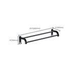 Modern Bathroom Accessories Black Paper Holder Bathroom Shelf Bathroom Accessory Set
