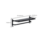 Modern Bathroom Accessories Black Paper Holder Bathroom Shelf Bathroom Accessory Set