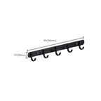 Modern Bathroom Accessories Black Paper Holder Bathroom Shelf Bathroom Accessory Set