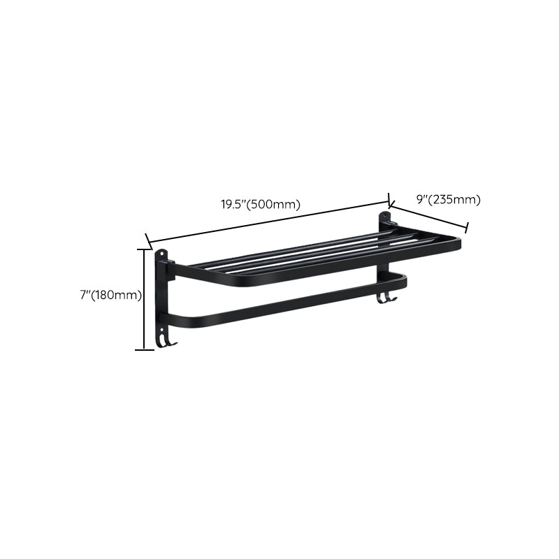 Modern Bathroom Accessories Black Paper Holder Bathroom Shelf Bathroom Accessory Set