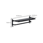 Modern Bathroom Accessories Black Paper Holder Bathroom Shelf Bathroom Accessory Set