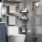 Matte Gray Bathroom Hardware Set Modern Bathroom Accessories Set