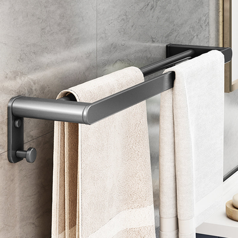 Matte Gray Bathroom Hardware Set Modern Bathroom Accessories Set