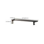 Matte Gray Bathroom Hardware Set Modern Bathroom Accessories Set