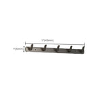 Matte Gray Bathroom Hardware Set Modern Bathroom Accessories Set