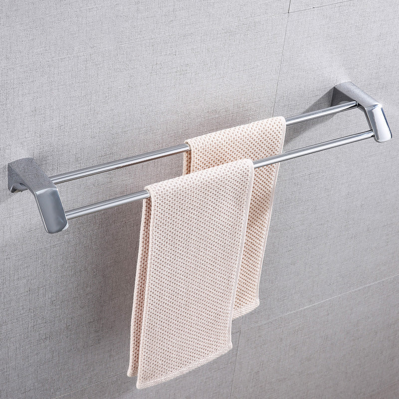 Modern Bathroom Hardware Paper Holder Bathroom Shelf Silver Bathroom Accessory Set