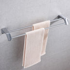 Modern Bathroom Hardware Paper Holder Bathroom Shelf Silver Bathroom Accessory Set