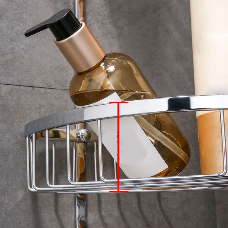 Modern Bathroom Hardware Paper Holder Bathroom Shelf Silver Bathroom Accessory Set