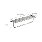 Modern Bathroom Hardware Paper Holder Bathroom Shelf Silver Bathroom Accessory Set