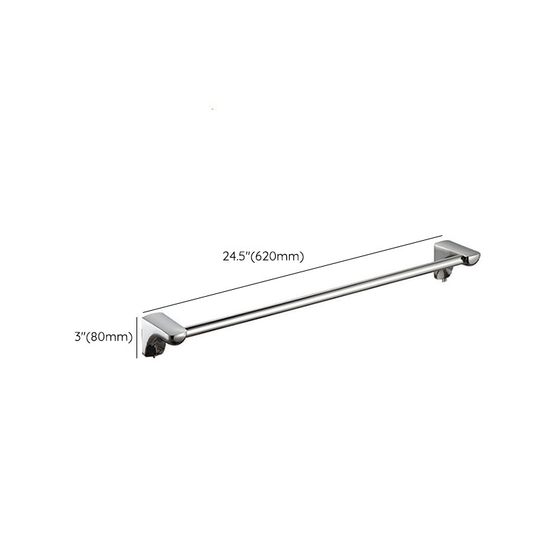 Modern Bathroom Hardware Paper Holder Bathroom Shelf Silver Bathroom Accessory Set