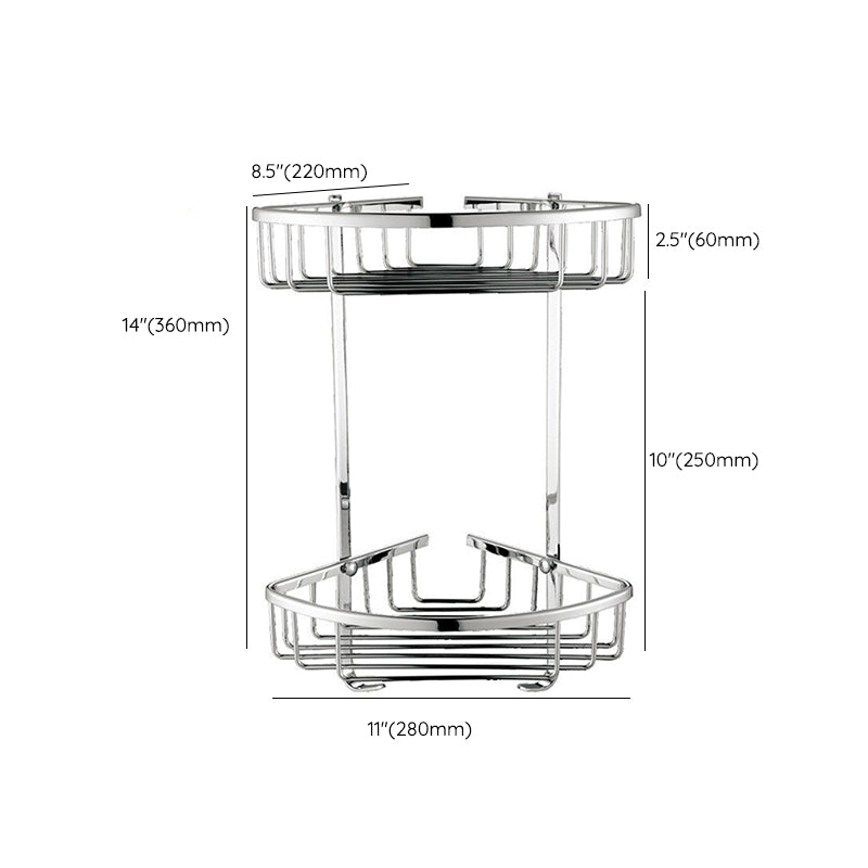 Modern Bathroom Hardware Paper Holder Bathroom Shelf Silver Bathroom Accessory Set