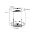 Modern Bathroom Hardware Paper Holder Bathroom Shelf Silver Bathroom Accessory Set