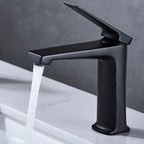 Modern centerset bathroom faucet Solid color copper faucet for the bathroom