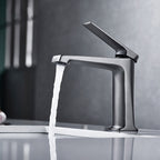 Modern centerset bathroom faucet Solid color copper faucet for the bathroom