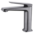 Modern centerset bathroom faucet Solid color copper faucet for the bathroom