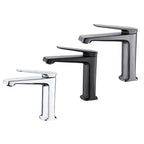 Modern centerset bathroom faucet Solid color copper faucet for the bathroom