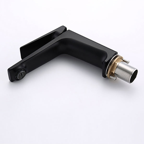 Modern centerset bathroom faucet Solid color copper faucet for the bathroom