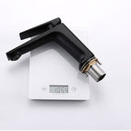 Modern centerset bathroom faucet Solid color copper faucet for the bathroom
